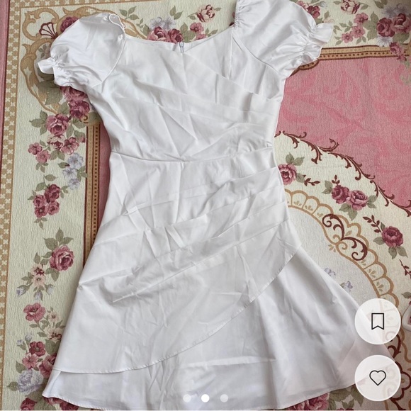 White cottagecore dress 💗💐🧺NWOT - Picture 2 of 3
